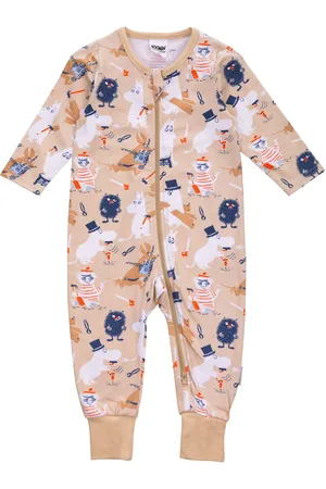 Mumin Byggare Pyjamas Pyjama Sie Jumpsuit Haalari Multi/patterned