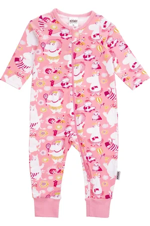 Mumin Kostymer Pyjamas Pyjama Sie Jumpsuit Haalari Pink
