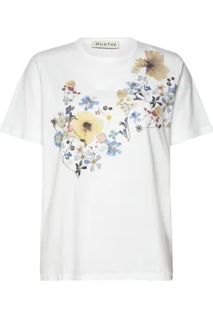 Munthe Fabrina Tops T-shirts & Tops Short-sleeved White