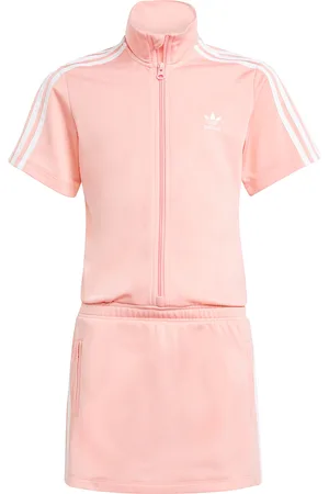 adidas Firebird Dress Dresses & Skirts Dresses Casual Dresses Short-sleeved Casual Dresses Pink