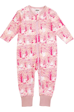 Mumin Körsbärsblomma Pyjamas Pyjama Sie Jumpsuit Haalari Pink
