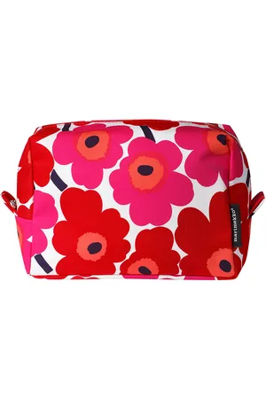 Marimekko Vilja Mini Unikko Toilettilaukut Red