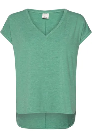 Ichi Ihrebel Ss12 Tops T-shirts & Tops Short-sleeved Green