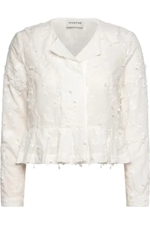 Munthe Fridoline Tops Blouses Long-sleeved White