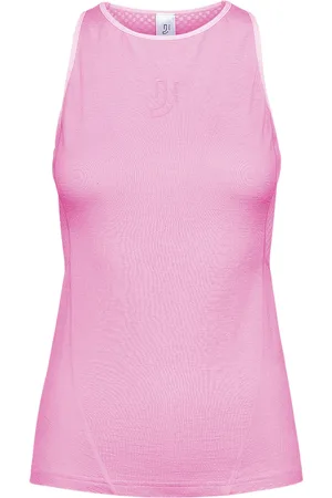 Johaug Lithe Tech-Wool Singlet 2.0 Tops T-shirts & Tops Sleeveless Pink