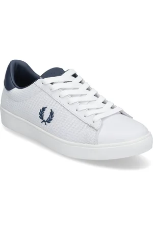 Fred Perry Spencer Mesh / Lthr Matalavartiset Sneakerit Tennarit White