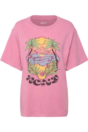 Roxy Sunnyover Optic Wash Sport Women Sport Clothing Sports Tops & T-shirts Sport T-shirts Pink