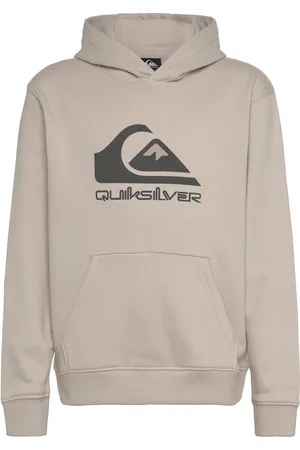 Quiksilver Big Logo Hoodie Youth Tops Sweat-shirts & Hoodies Hoodies Beige