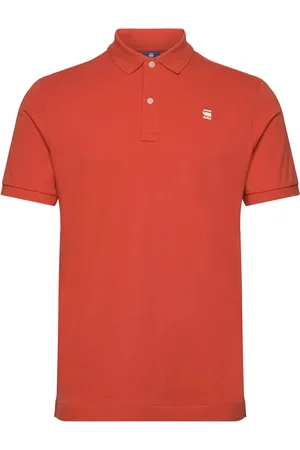 G-Star Dunda Overdyed Slim Polo S\S Tops Polos Short-sleeved Red