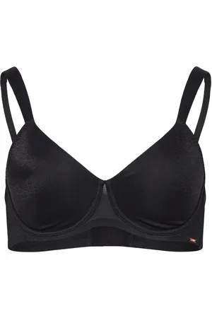 Dorina Origins-Shimmer Mesh Non Padded Wired Bra Lingerie Bras & Tops Soft Bras Non Wired Bras Black