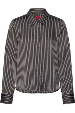 HUGO BOSS Elka Tops Blouses Long-sleeved Brown