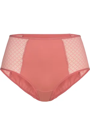 Chantelle Norah Chic High-Waisted Full Brief Lingerie Panties High Waisted Panties Pink