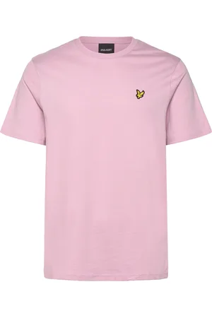 Lyle & Scott Plain T-Shirt Tops T-shirts Short-sleeved Pink