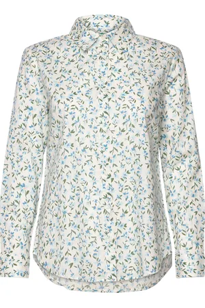 Benetton Shirt Tops Shirts Long-sleeved Blue