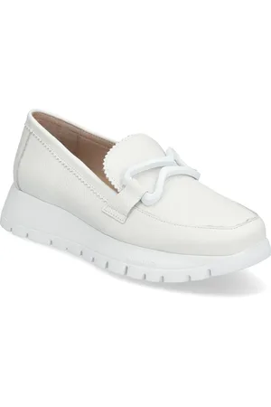 Wonders Aura Shoes Flat Loafers White
