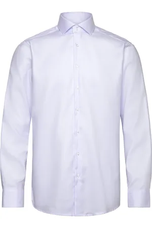 Seidensticker Spread Kent Ot Tops Shirts Business Shirts Blue
