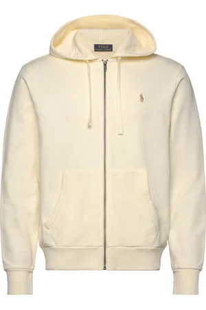 Ralph Lauren Loopback Fleece Full-Zip Hoodie Tops Sweat-shirts & Hoodies Hoodies Yellow