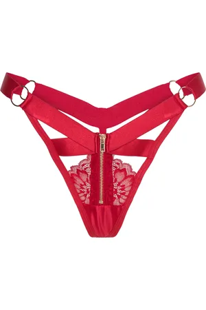 Hunkemöller Clementine Hl String Tr Stringit Alusvaatteet Red