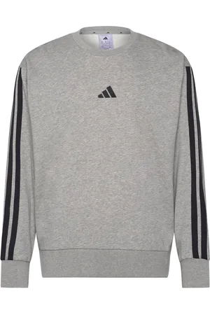 adidas M 3S Ft Swt Sport Men Sport Clothing Sport Sweat-shirts & Hoodies Sport Sweat-shirts Grey