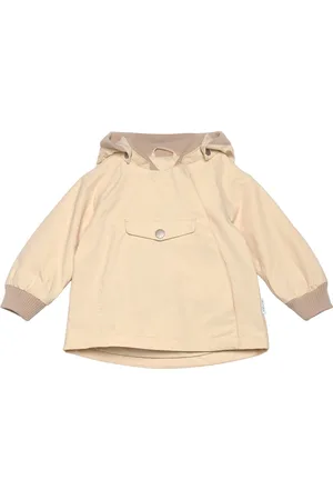 Mini A Ture Matwai Spring Jacket. Grs Outerwear Shell Clothing Shell Jacket Cream