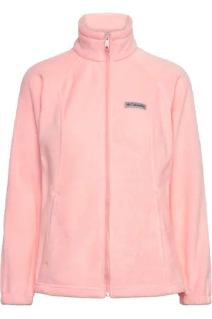 Columbia Benton Springs Full Zip Tops Sweat-shirts & Hoodies Fleeces & Midlayers Pink