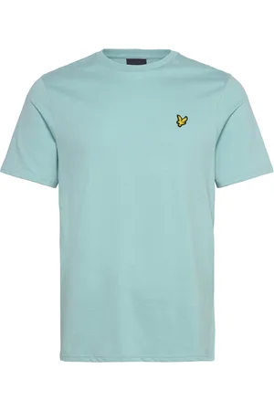 Lyle & Scott Plain T-Shirt Tops T-shirts Short-sleeved Blue