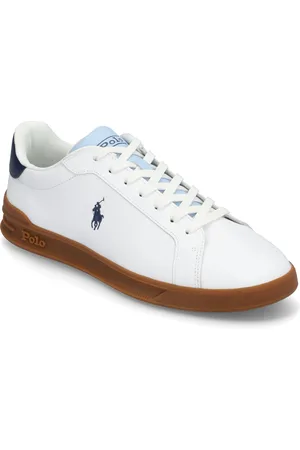 Ralph Lauren Heritage Court Ii Leather Sneaker Matalavartiset Sneakerit Tennarit White