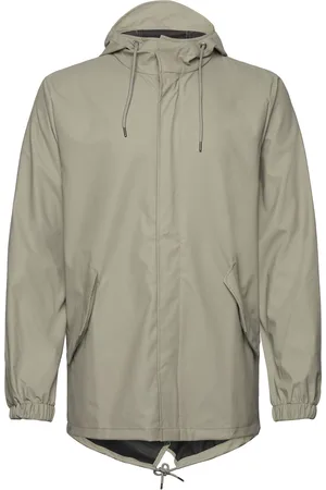 Rains Fishtail Jacket W3 Outerwear Rainwear Rain Coats Beige