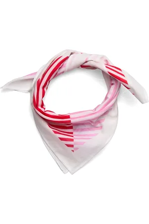 Mads Norgaard Soft Cotton Self Scarf Accessories Scarves Lightweight Scarves Pink