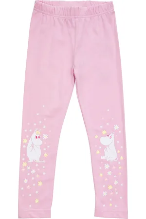 Mumin Körsbärsblomma Leggings Bottoms Leggings Pink