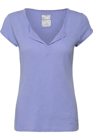 Mos Mosh Mmtroy Tee Ss Tops T-shirts & Tops Short-sleeved Blue