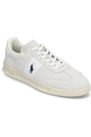 Ralph Lauren Heritage Aera Suede Sneaker Matalavartiset Sneakerit Tennarit White