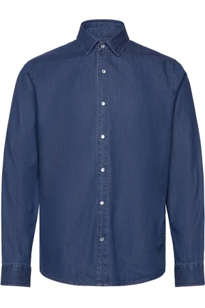 Matinique Machristaldo Tops Shirts Casual Shirts Navy
