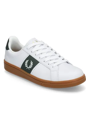 Fred Perry B721 Lthr Perf/Branded Matalavartiset Sneakerit Tennarit White