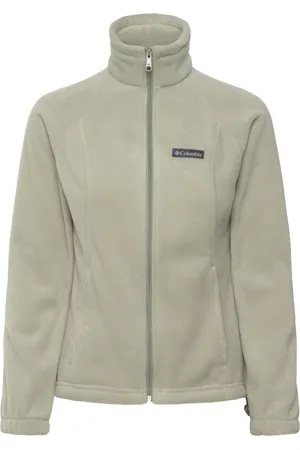 Columbia Benton Springs Full Zip Tops Sweat-shirts & Hoodies Fleeces & Midlayers Green