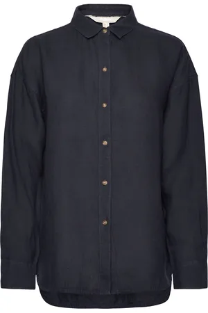 Barbour Hampton Shirt Tops Shirts Long-sleeved Navy