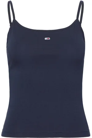 Tommy Hilfiger Tjw Essential Strap Top Ext Tops T-shirts & Tops Sleeveless Navy