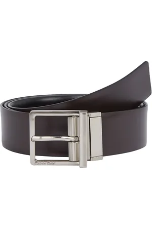 Calvin Klein Adj/Rev Sleek Square 35Mm Accessories Belts Classic Belts Black