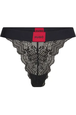 HUGO BOSS String Rl Lace Stringit Alusvaatteet Black