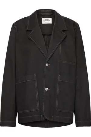 Mads Norgaard Dyed Denim Denny Jacket Outerwear Jackets Light-summer Jacket Black