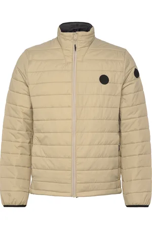 Lindbergh Light Weight Quilted Jacket Vuorillinen Takki Topattu Takki Beige
