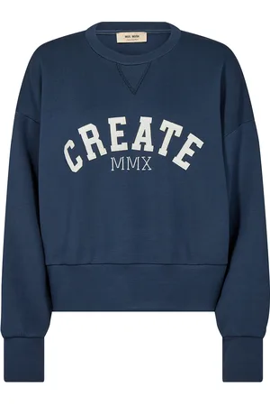 Mos Mosh Mmcelli O-Ls Sweatshirt Tops Sweat-shirts & Hoodies Sweat-shirts Navy