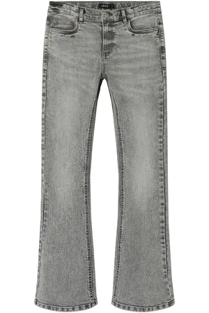 LMTD Nlftianna Dnm Lw Bootcut Pant Noos Bottoms Jeans Wide Jeans Grey