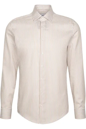 Seidensticker New Kent 98 1/1 Tops Shirts Business Beige