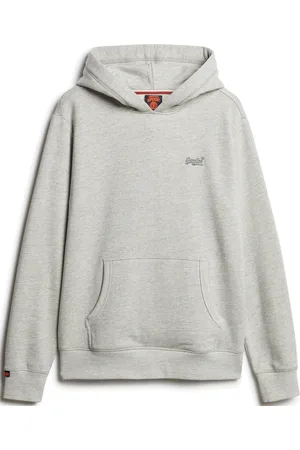 Superdry Essential Logo Hoodie Hb Tops Sweat-shirts & Hoodies Hoodies Grey