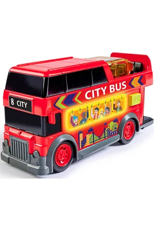 DICKIE TOYS City Bus Toys Toy Cars & Vehicles Toy Vehicles Buses Red
