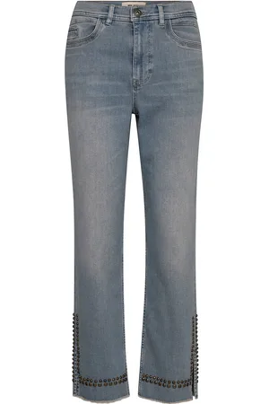 Mos Mosh Mmverti Ice Denim Jeans Bottoms Jeans Straight-regular Blue