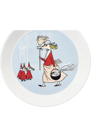 Arabia Moomin Plate Ø19Cm Fillyjonk Home Tableware Bowls Breakfast Bowls Multi/patterned