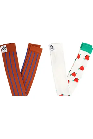 Mini Rodini Arrowed Heart 2-Pack Leggings Sukkahousut Multi/patterned