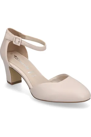 Tamaris Women Court Sho Shoes Heels Pumps Classic Cream